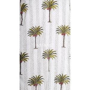 Kimono de Mujer, Estampado Floral de Algodón Kantha, Hecho a Mano, Talla Grande, Estilo Boho, Elegante, de Alta Calidad, Transpirable, Largo hasta la Rodilla - Product Image 4