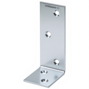 Soportes de acero galvanizado en azul VORMANN L100x75mm, 3mm de grosor, 30mm de ancho, paquete de 10 - Product Image 3