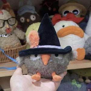 Poupée hibou sorcière Heccaty Hootnightly JC 25th Halloween avec chapeau, 16 cm, rembourrage en coton PP, en peluche lavée, pour - Product Image 6