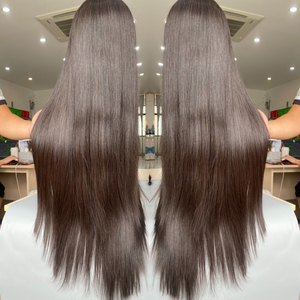 วิกผมบ๊อบวิกผมเรีมี่ดิบจากเวียดนามใช้สำหรับต่อผมตรงและนุ่มลื่น - Product Image 4