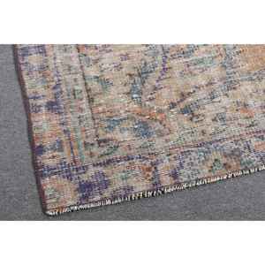 Alfombra Turca Vintage de Lana Naranja, 5.7x9.6 pies (174x292 cm) - Product Image 4