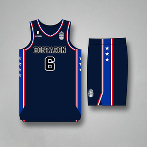 Maillots de basket-ball unisexes respirants personnalisés à séchage rapide Design sublimé ensemble d'uniformes de sport imprimés de couleurs personnalisées été - Product Image 5