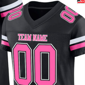 Maillot de football américain avec logo personnalisé de haute qualité Nouveau design avec manches courtes respirantes Prix raisonnable - Product Image 5