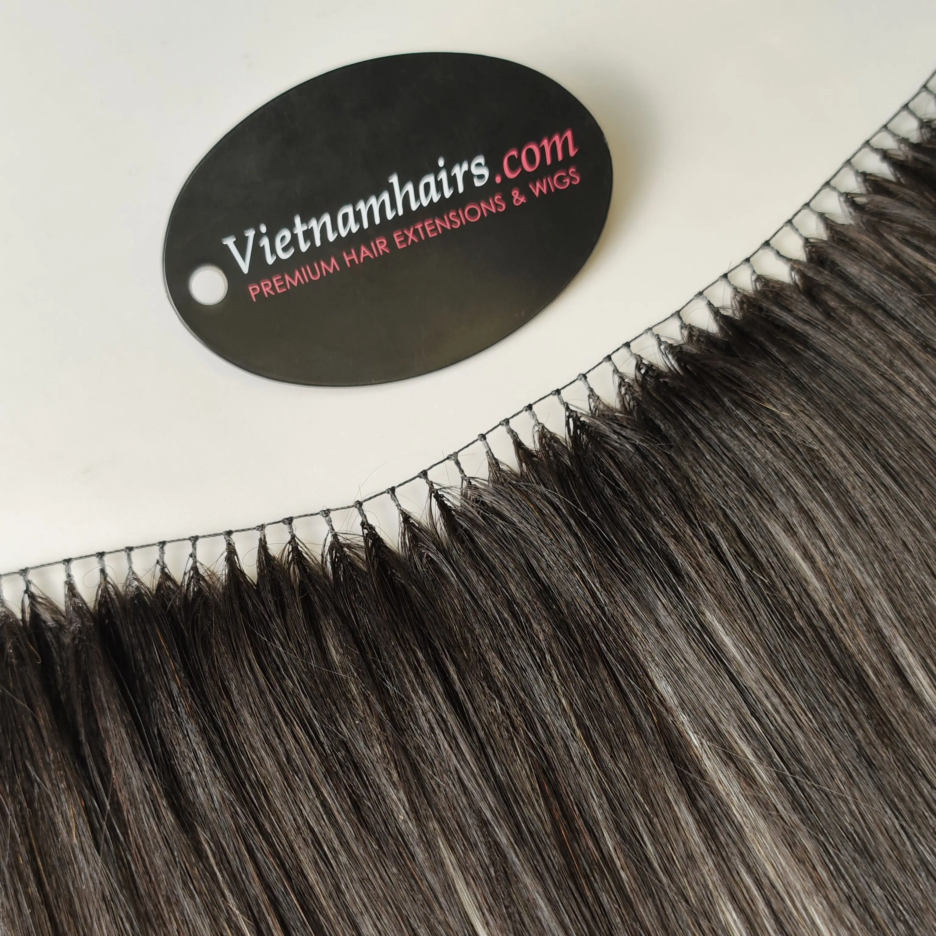 Top bán nguyên liệu tóc & sợi ngang Tóc Việt Nam 100% con người tự nhiên, chấp nhận bán mẫu.