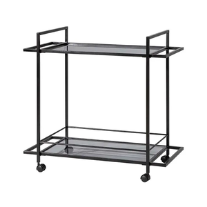 Stylish Practical <b>Kitchen</b> <b>Furniture</b> Roll-Away Cart with Storage Shelves - Product Image 2