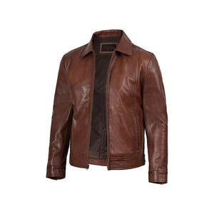 Veste en cuir pour homme, couleur unie, patchwork sur le devant, imperméable, réversible, à capuche, streetwear, idéale pour les motards en hiver - Product Image 6