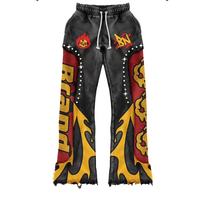 Ensemble de survêtement 2 pièces pour homme, style mode, imprimé uni, avec logo personnalisé, sweat à capuche et pantalon de jogging, option grandes tailles, 100% coton