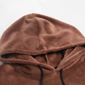 Survêtement d'hiver pour femmes, imprimé uni, décontracté, en molleton, sweat-shirt à capuche, manches longues, chaud et moelleux, ultra doux et confortable - Product Image 6