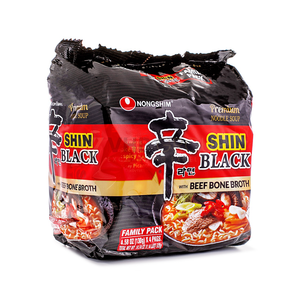 Fideos Negros NONGSHIM SHIN RAMYUN, Paquete de 16 (4x4) - Product Image 2