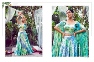 Lehenga choli ลายพิมพ์พิเศษสำหรับสุภาพสตรีจากผู้ผลิตอินเดีย - Product Image 6