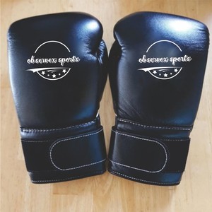 ถุงมือฝึกชกมวยหนังพร้อมด้ามจับสายปรับระดับได้สไตล์ MMA สำหรับผู้ชายและผู้หญิง - Product Image 6