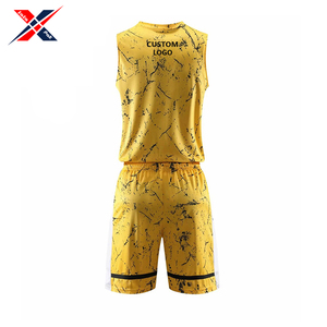 Maillots de basket-ball imprimés par sublimation de qualité supérieure, 100% polyester, unisexe, adultes, grandes tailles, séchage rapide, respirant - Product Image 2