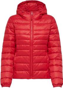 แจ็กเก็ตขนเป็ดสำหรับผู้หญิงแบบมีฮู้ดระบายอากาศได้ดีและขายดีมีซิปปิดไซส์ใหญ่พิเศษ - Product Image 3