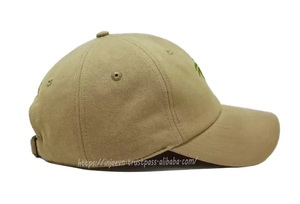Chapeaux de papa classiques non structurés avec bord incurvé 6 panneaux tissu de coton Logo personnalisé 2D broderie Style sportif couvre-chef en gros - Product Image 4