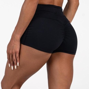 Pantalones cortos de Yoga de moda Ropa deportiva elástica personalizada Cintura alta Ligero Transpirable Hot Gym Pantalones cortos deportivos para mujeres - Product Image 4