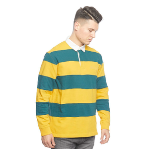 Polo rayé à manches longues pour homme, couleur mixte, mode hiver, séchage rapide, Offre Spéciale, haute qualité, prix raisonnable - Product Image 1