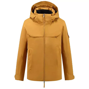 Veste d'hiver à capuche pour hommes en toile Softshell coupe-vent imperméable réversible écologique à manches longues 2023 - Product Image 2