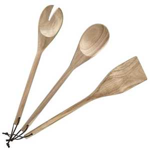 Couverts en bois de bouleau en vrac biodégradables naturels Ensemble cuillère fourchette couteau jetable poli miroir - Product Image 4