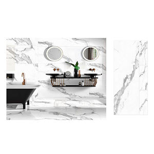 Carreaux de sol muraux vitrifiés en céramique émaillée 600x1800mm pour intérieur et extérieur avec sculpture en terrazzo série Retro Design - Product Image 4