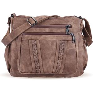 Ladies PU Leather Crossbody Utility <b>Bag</b> Modern Design Spacious <b>Shoulder</b> Handbag For Women - Product Image 3