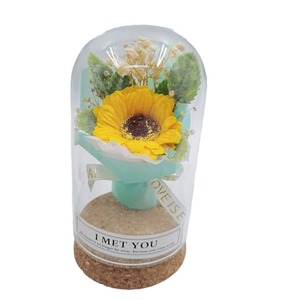 All'ingrosso sapone LED fiore conservato rosa in cupola di vetro per san valentino compleanno & regali di natale - Product Image 6