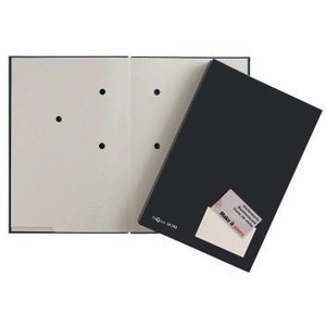 PAGNA Recycled Grey Cardboard File <b>Folder</b> DIN <b>A4</b> 20 Compartments Black/Grey - Product Image 1