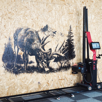Impresora de Pared 3D Inteligente con Agitación de Tinta Blanca y Alarma Automática de Tinta UV