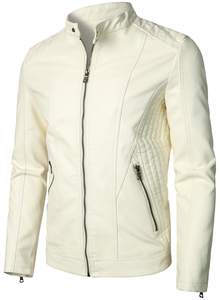 Veste en cuir unisexe de qualité supérieure, imperméable, respirante, résistante au vent, durable, avec logo personnalisé sur le devant, écologique, chauffante, au meilleur prix - Product Image 3