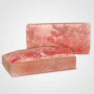 Ladrillo de Sal Natural del Himalaya 4x8x1 Pulgadas, Bloque Sólido para Decoración de Paredes, Corte Preciso de un Solo Lado para Spa Corporal, Clínica, Sauna - Product Image 1