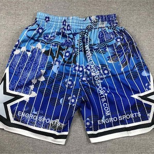 Pantalones Cortos de Baloncesto Casuales Personalizados con Bordado, Pantalones Cortos de Baloncesto de Malla Bordados para Hombre, Solo Pantalones Cortos de Baloncesto - Product Image 5