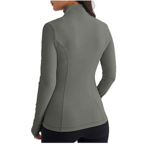 Chaqueta de Yoga de cintura alta para mujer de última moda al por mayor, chaqueta de Yoga de secado rápido y suave de calidad superior con precio barato - Product Image 4