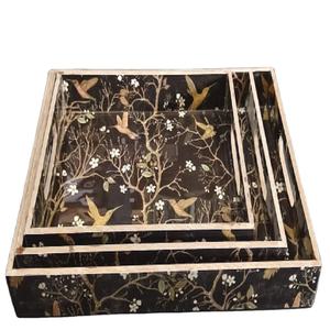 Lujosas artesanías, combinación de nácar y MDF, bandeja de servicio de la mejor calidad - Product Image 6