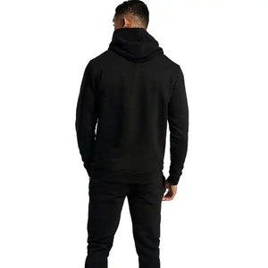 Vente en gros de pulls à capuche 100% coton pour hommes vêtements décontractés respirants de qualité supérieure avec motif en relief - Product Image 4