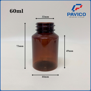 ขวดยาเม็ดพลาสติก PET 80cc มีฝาเกลียว Liquids-60ml บรรจุภัณฑ์ยาวิตามินความจุ200มล. - Product Image 4