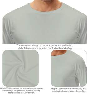 Rash Guard pour hommes avec logo imprimé personnalisé qualité respirante et durable Easy Dry nouvelle marque privée arrivée pour Rash Guard pour hommes - Product Image 4