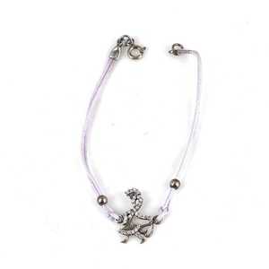 Bracelet à breloques en forme de cœur violet pour danseuse, accessoire de mode - Product Image 1