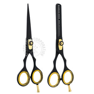 Meilleurs ciseaux de coupe de cheveux et meilleurs ciseaux amincissants Ciseaux de coiffure de 6 pouces pour salon avec poignée en caoutchouc Outil de ciseaux de coiffeur - Product Image 1