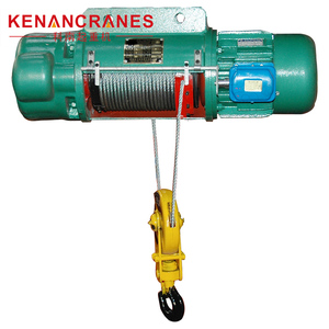 3ton 5ton 10ton 16ton polipasto de cable eléctrico control remoto doble velocidad tipo MD polipasto carro eléctrico elevador de cable - Product Image 3