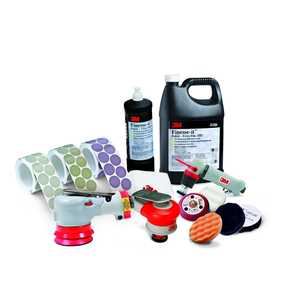 Mini lijadora orbital aleatoria neumática de palma de 1.25 pulgadas (3/16 pulgadas) para reparación de pintura automotriz, herramienta accionada por aire - Product Image 3