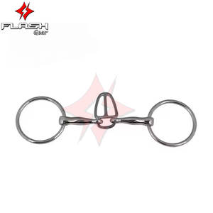 Équipement équestre sur mesure mèche d'équitation en acier inoxydable avec culotte à anneau lâche mèche de course de chevaux de vente chaude - Product Image 4