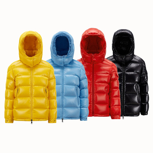 ATLANTIC invierno hombres impermeable Reversible Puffer chaqueta cortavientos cremallera capucha ODM/OEM suministro bordado Decoración - Product Image 1