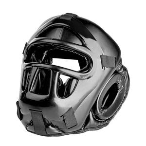 Protège-tête de boxe avec logo personnalisable Équipement de protection de sécurité sportive OEM & ODM de haute qualité - Product Image 2