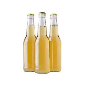 Wholesale200ml 250ml 330ml 500ml Bouteille de boisson en verre de soda transparent pour jus 500ml Bouteille en verre de bière avec <span class=keywords><strong>bouchon</strong></span> couronne - Product Image 3