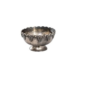 High Quality Eco-Friendly Modern Stylish <b>Silver</b> Metal Decorative Serving <b>Bowl</b> for Fruit Home Decor - Product Image 3