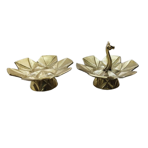 Tazón de postre y dátiles hecho a mano con patrón de aspecto elegante de Color dorado de aluminio, tazón dulce hecho a mano de alta calidad, forma personalizada - Product Image 1