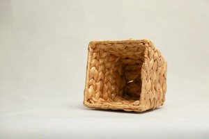 ตะกร้าสานทรงกลมทำด้วยมือใส่น้ำรอบผักตบชวา - Product Image 4