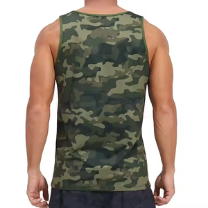 Best Selling Men's Tank Top High Quality Comfortable Cotton Knitted 3D Pattern Sporty Style with Premium Logo Customization - Product Image 3
