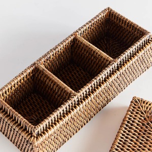 Boîte décorative en osier faite à la main, boîte de rangement artisanale, écologique, naturelle, décoration intérieure et extérieure, vente en gros du Vietnam - Product Image 4