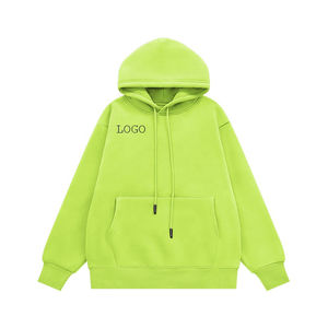 Moda Casual Tallas grandes Señoras Sudaderas con capucha OEM Logotipo personalizado Algodón Poliéster Color sólido Zip Hoodie Mujeres - Product Image 4