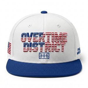 Casquette Snapback Premium Personnalisée 6 Panneaux en Toile Broderie 3D Ajustable Marque Privée OEM ODM Faible MOQ Sport Cyclisme - Product Image 1
